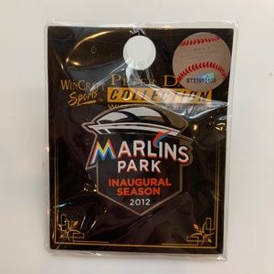 Wincraft Miami Marlins Inaugural Season Marlins Park 2012 Pin SEALED!